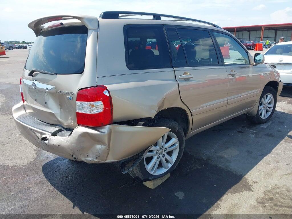 JTEEW21A960012451 2006 TOYOTA HIGHLANDER HYBRID photo no. 4