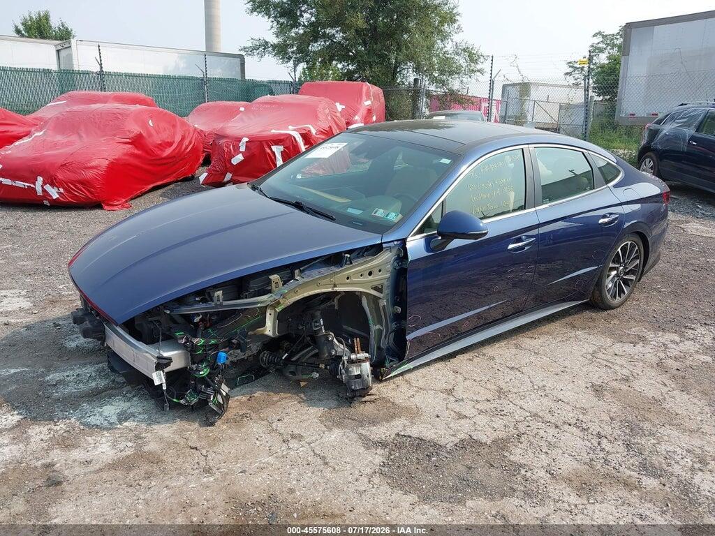 5NPEH4J26MH097395 2021 HYUNDAI SONATA photo no. 2
