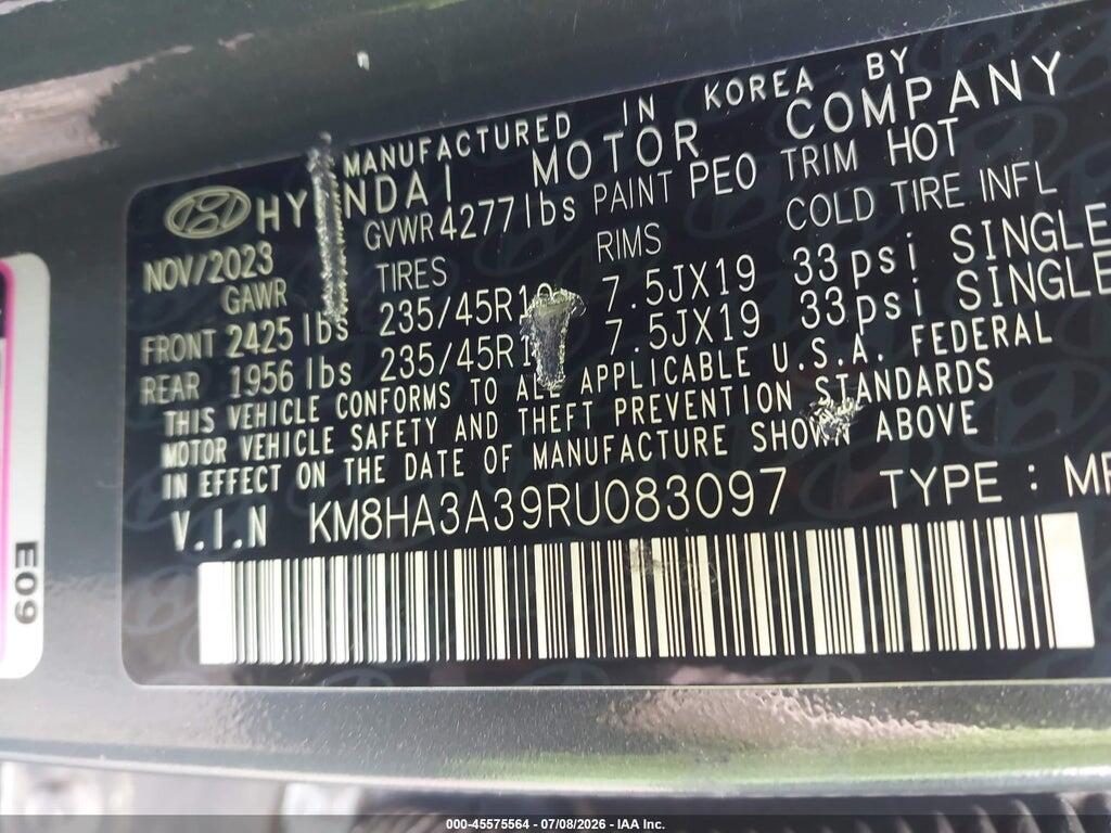 KM8HA3A39RU083097 2024 HYUNDAI KONA photo no. 9