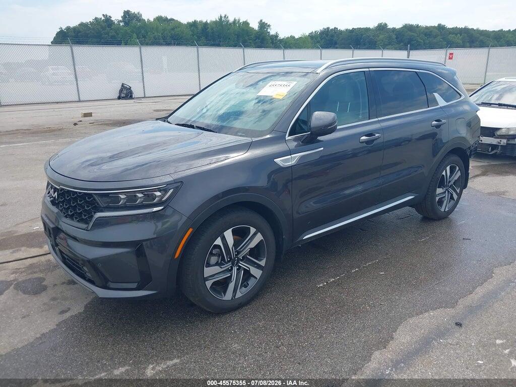KNDRMDLH3P5222338 2023 KIA SORENTO PLUG-IN HYBRID photo no. 2