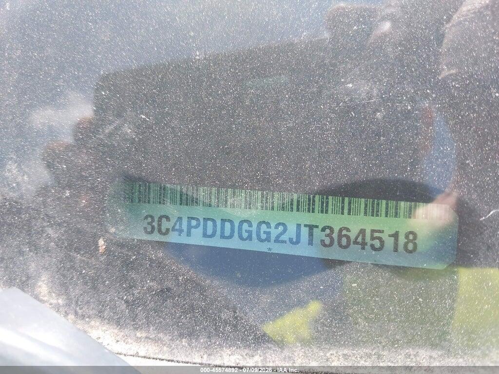 3C4PDDGG2JT364518 2018 DODGE JOURNEY photo no. 9