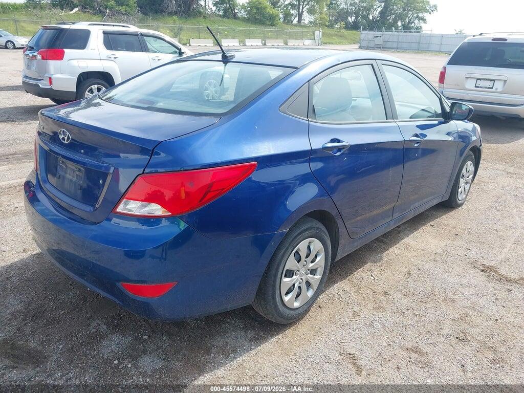 KMHCT4AE2GU031268 2016 HYUNDAI ACCENT photo no. 4