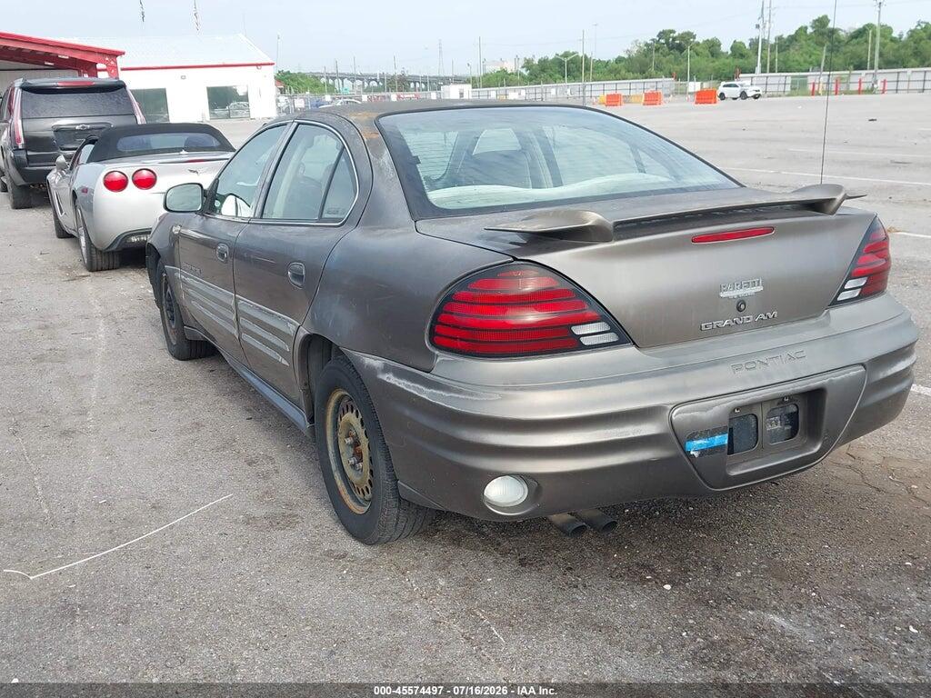 1G2NE52T21M632430 2001 PONTIAC GRAND AM photo no. 3