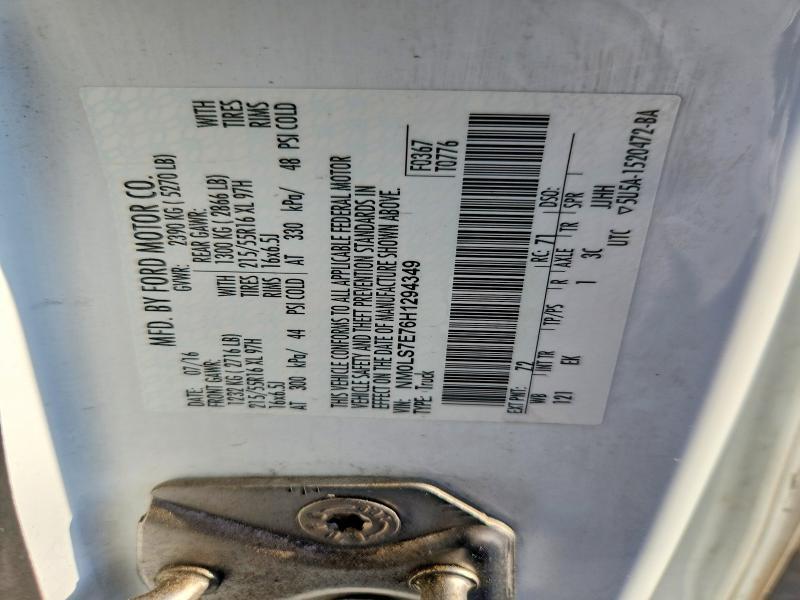 NM0LS7E76H1294349 2017 FORD TRANSIT CONNECT photo no. 12