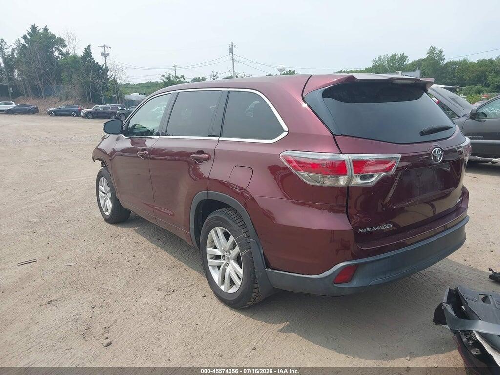 5TDBKRFH5ES071476 2014 TOYOTA HIGHLANDER photo no. 3
