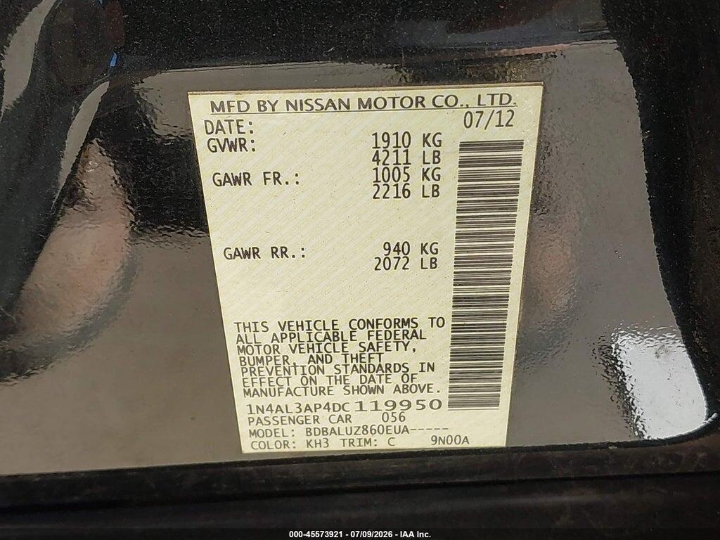 1N4AL3AP4DC119950 2013 NISSAN ALTIMA photo no. 9