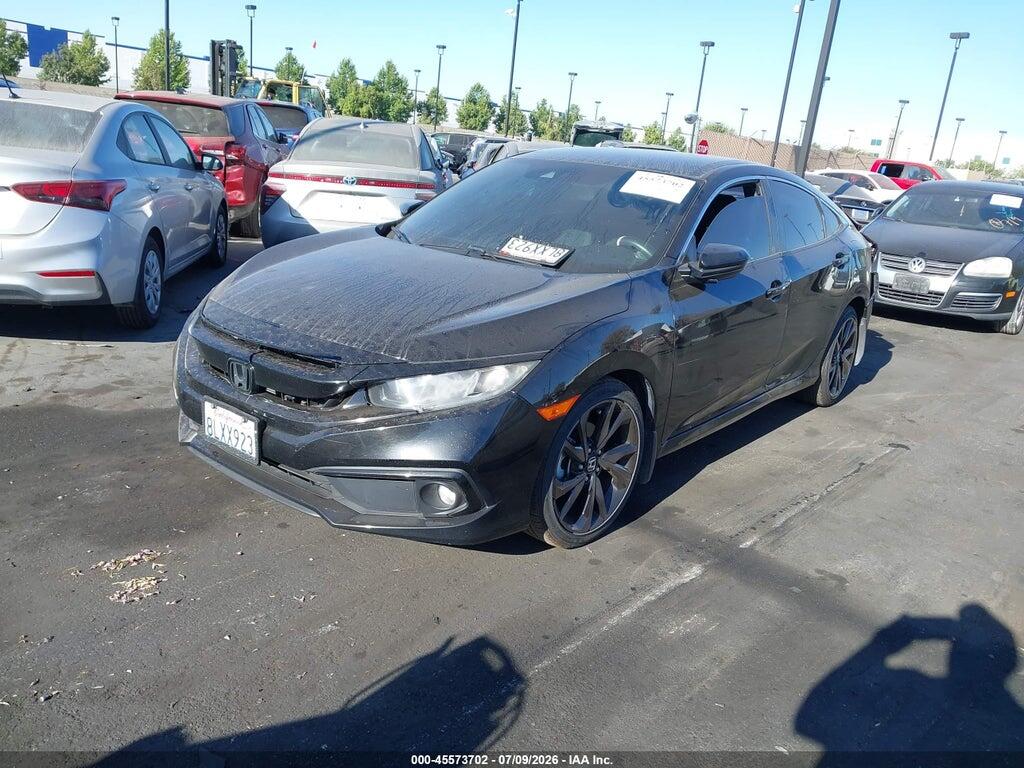 2HGFC2F80KH505594 2019 HONDA CIVIC photo no. 2
