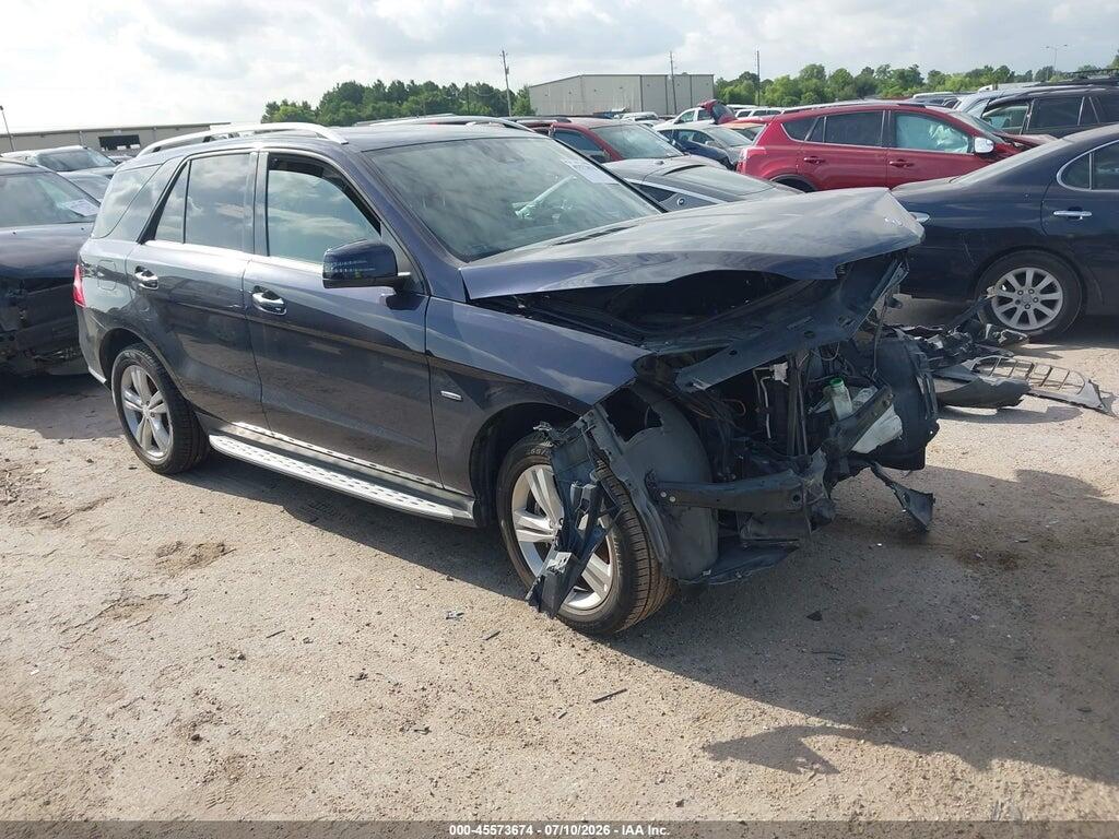 4JGDA5HB3CA014311 2012 MERCEDES-BENZ ML 350 photo no. 1