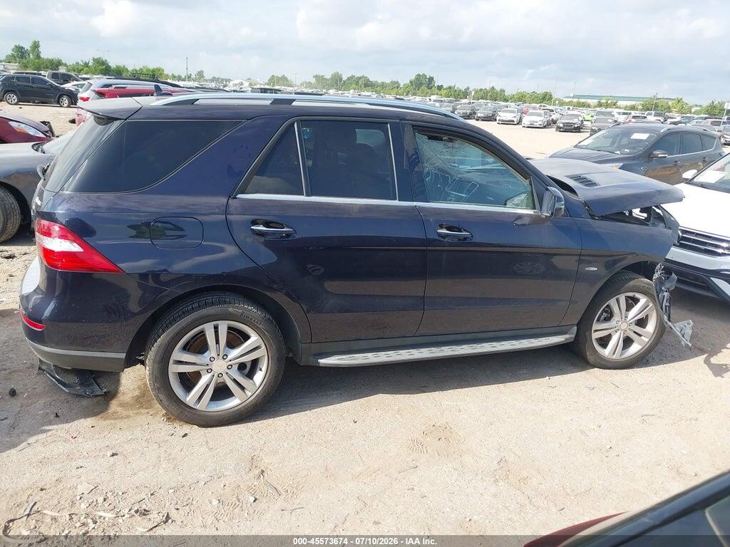 4JGDA5HB3CA014311 2012 MERCEDES-BENZ ML 350 photo no. 12