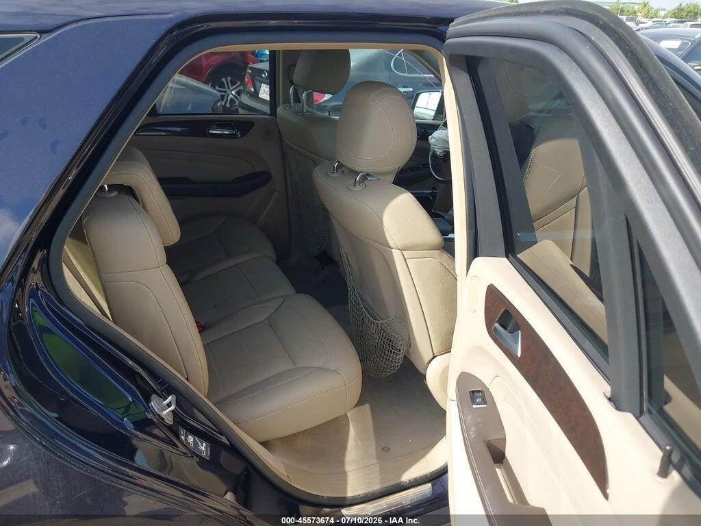 4JGDA5HB3CA014311 2012 MERCEDES-BENZ ML 350 photo no. 8