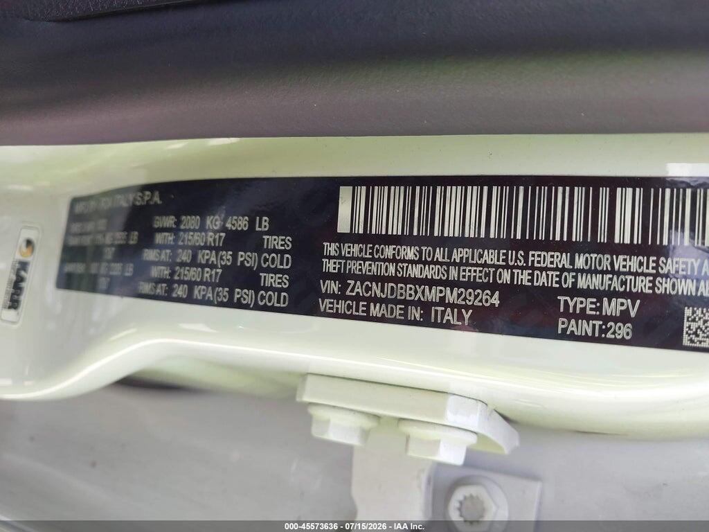 ZACNJDBBXMPM29264 2021 JEEP RENEGADE photo no. 9
