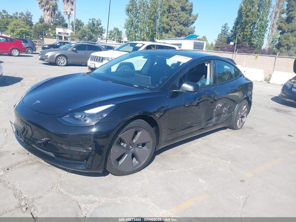 5YJ3E1EB4MF879525 2021 TESLA MODEL 3 photo no. 2