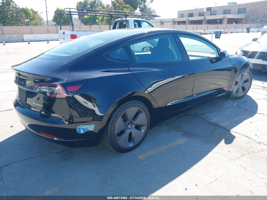 5YJ3E1EB4MF879525 2021 TESLA MODEL 3 photo no. 4