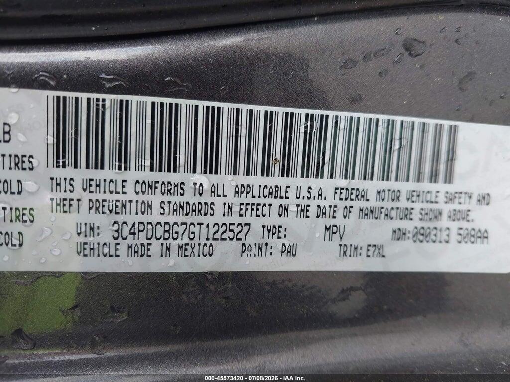 3C4PDCBG7GT122527 2016 DODGE JOURNEY photo no. 9