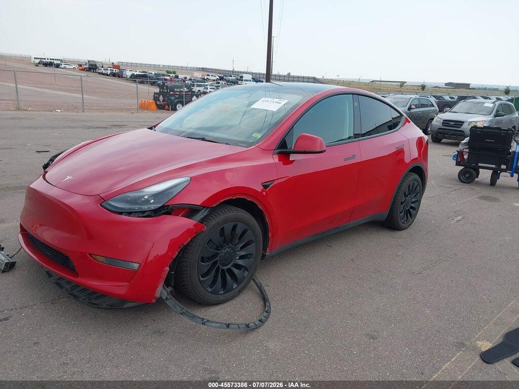 7SAYGDEE4NF519767 2022 TESLA MODEL Y photo no. 2
