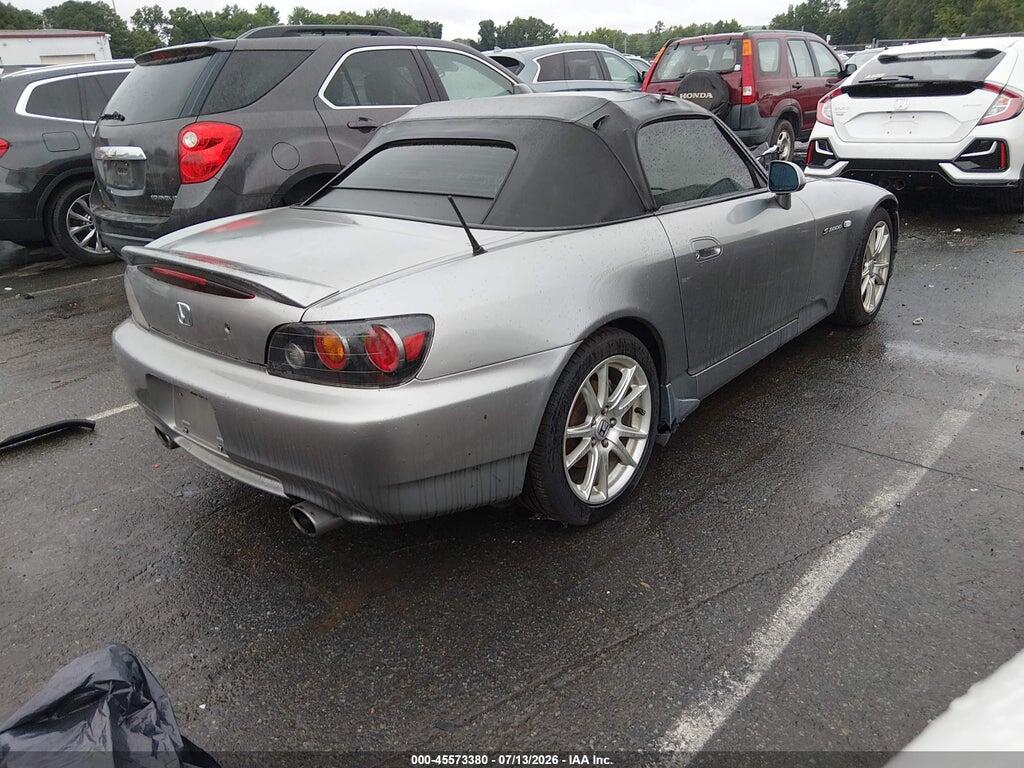JHMAP21485S007365 2005 HONDA S2000 photo no. 4