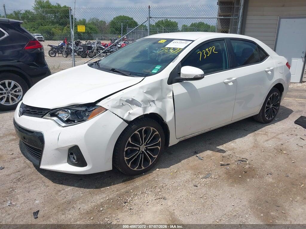5YFBURHE1GP396537 2016 TOYOTA COROLLA photo no. 2