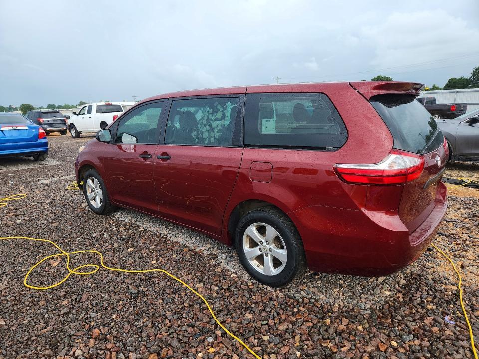 2017 TOYOTA SIENNA L 7-PASSENGER — Фото 2 из 13