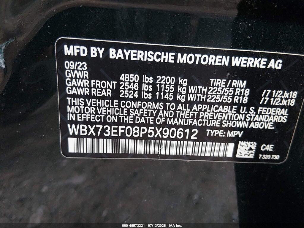 WBX73EF08P5X90612 2023 BMW X1 photo no. 9