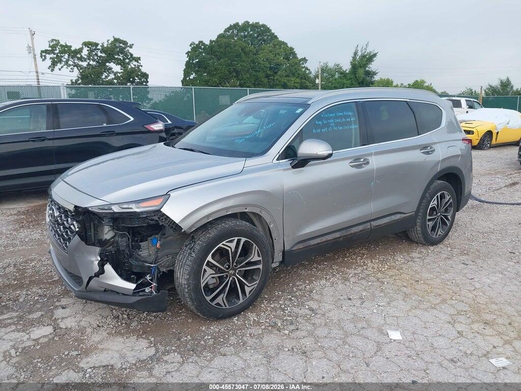 5NMS53AA3LH306701 2020 HYUNDAI SANTA FE photo no. 2