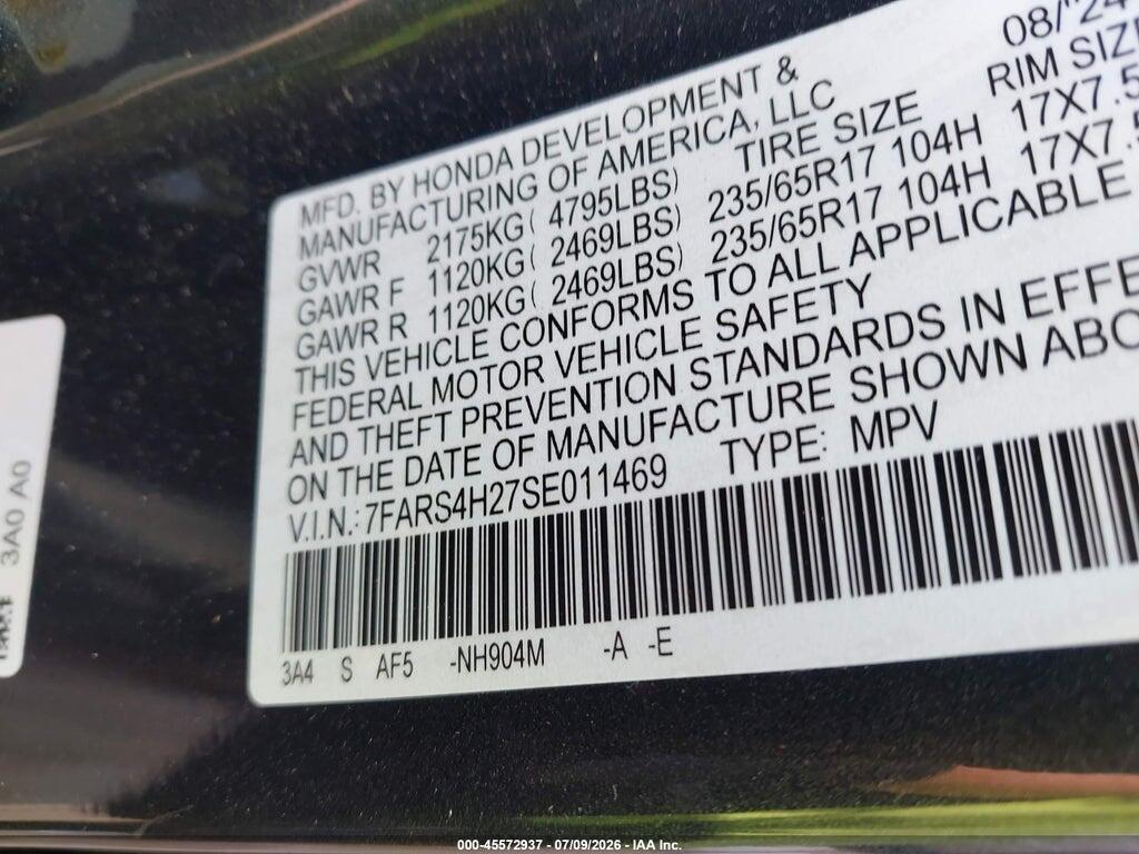 7FARS4H27SE011469 2025 HONDA CR-V photo no. 9
