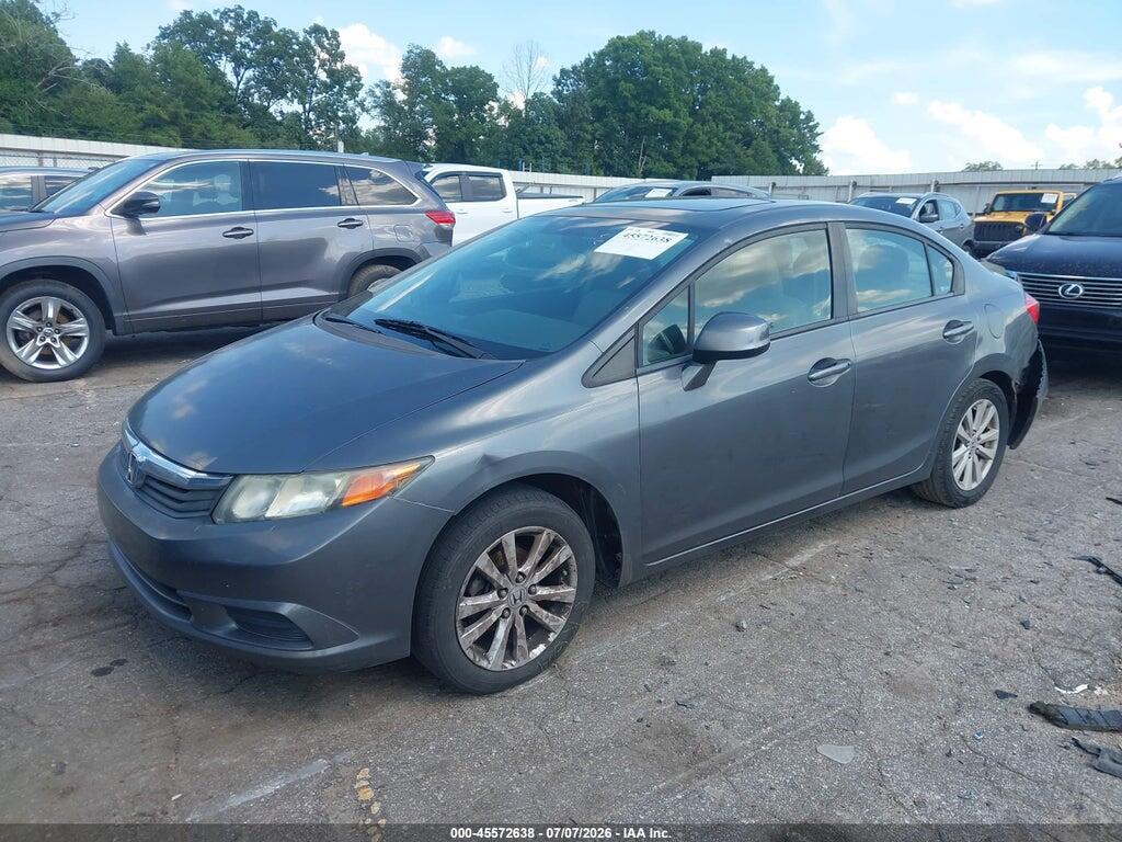 19XFB2F90CE040239 2012 HONDA CIVIC photo no. 2