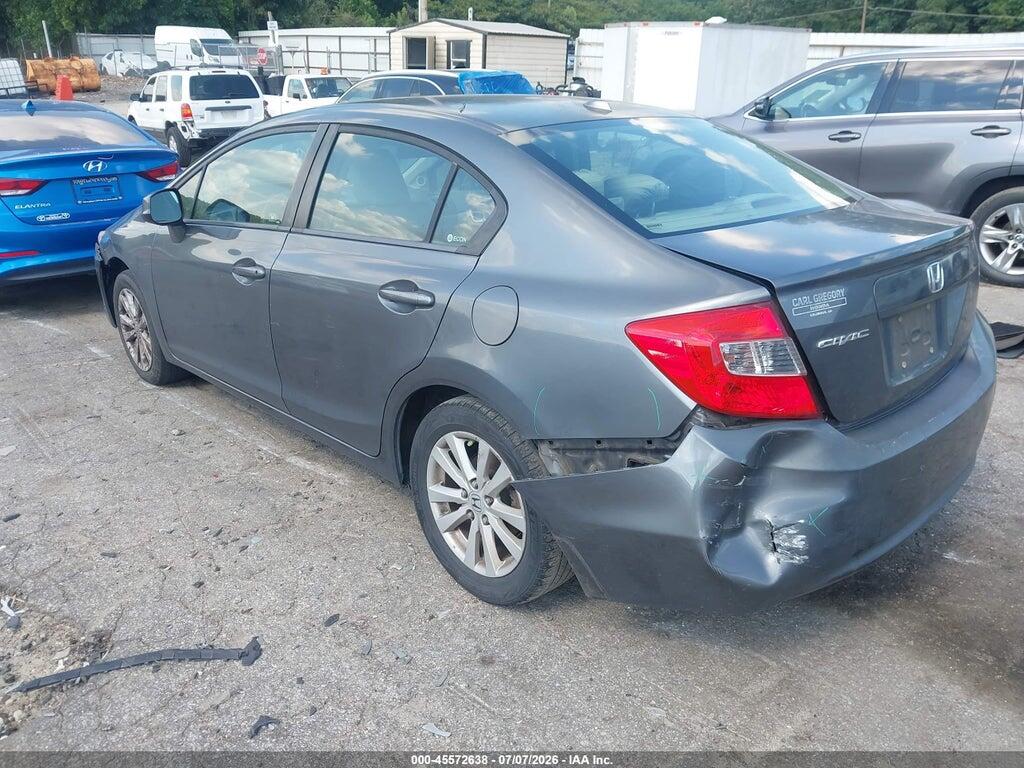 19XFB2F90CE040239 2012 HONDA CIVIC photo no. 3