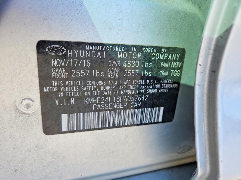 2017 HYUNDAI SONATA HYBRID SE — Фото 12 из 12