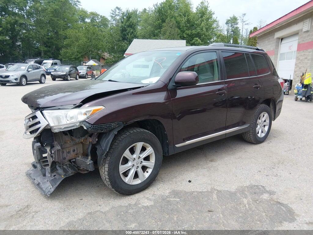 5TDBK3EH4CS170222 2012 TOYOTA HIGHLANDER photo no. 2