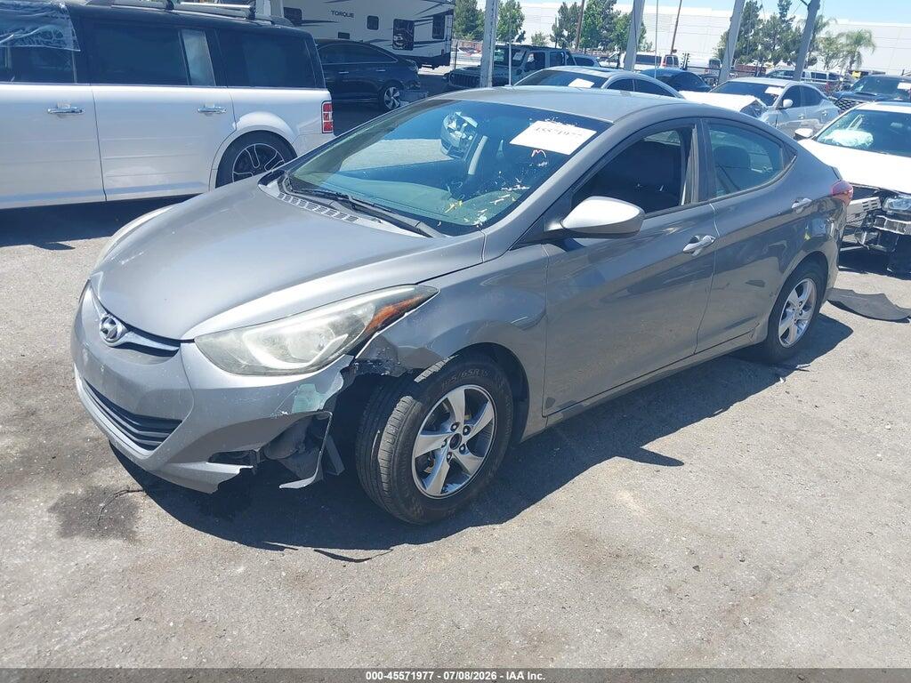 5NPDH4AE9EH463468 2014 HYUNDAI ELANTRA photo no. 2