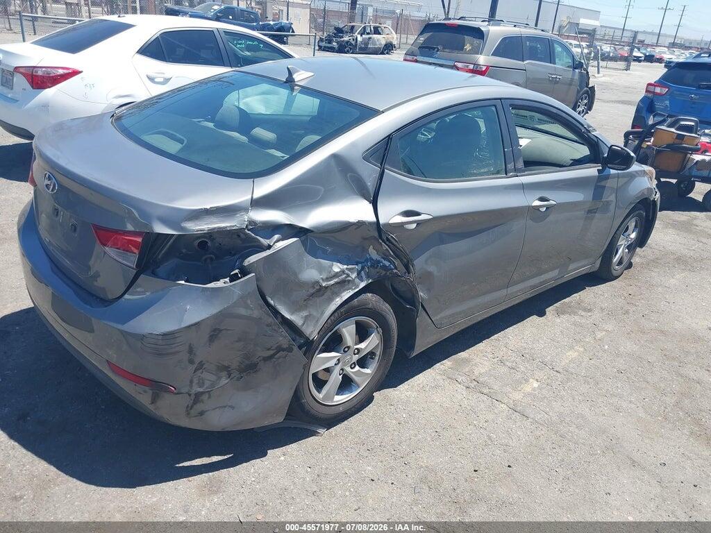 5NPDH4AE9EH463468 2014 HYUNDAI ELANTRA photo no. 4