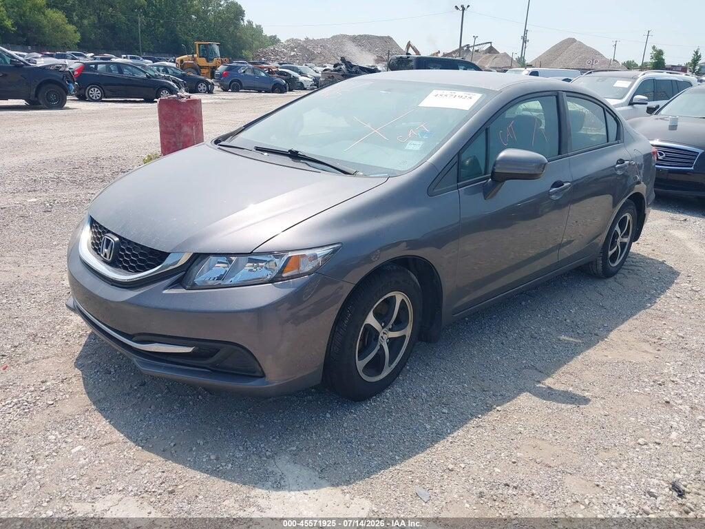 19XFB2F72FE044229 2015 HONDA CIVIC photo no. 2