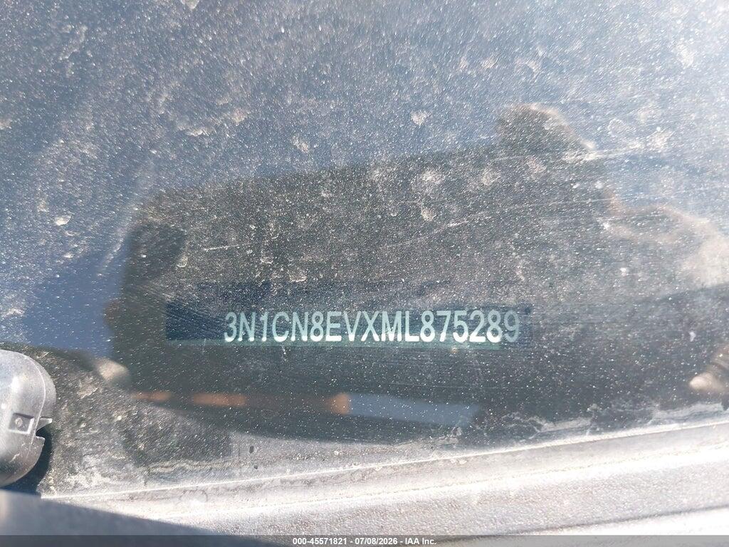 3N1CN8EVXML875289 2021 NISSAN VERSA photo no. 9
