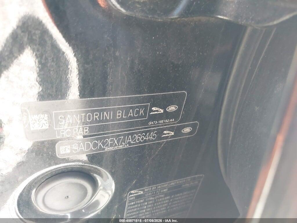 SADCK2FX7JA266445 2018 JAGUAR F-PACE photo no. 9