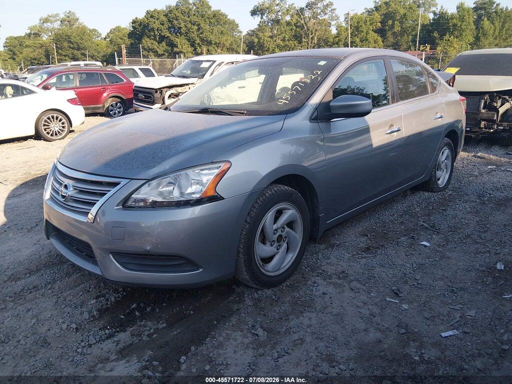 3N1AB7AP0EY268260 2014 NISSAN SENTRA photo no. 2