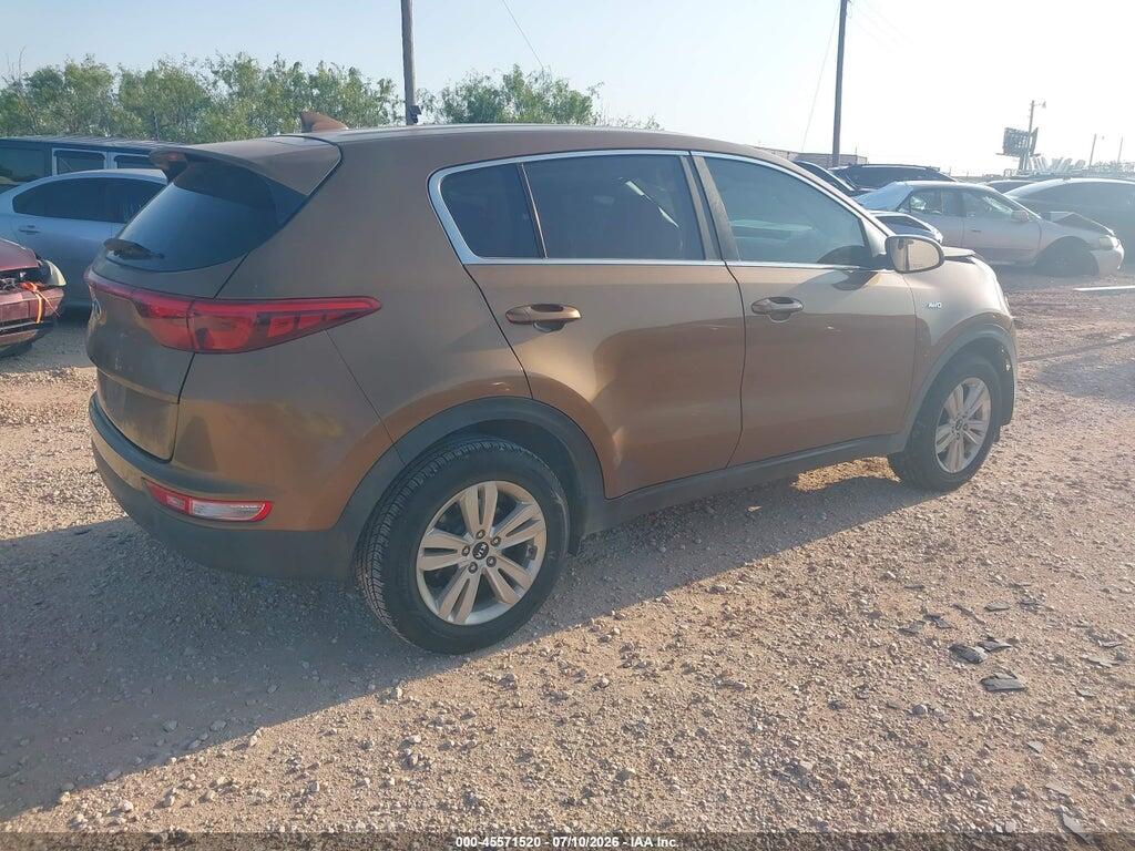KNDPMCAC4H7067801 2017 KIA SPORTAGE photo no. 4