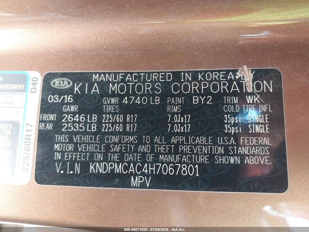 KNDPMCAC4H7067801 2017 KIA SPORTAGE photo no. 9