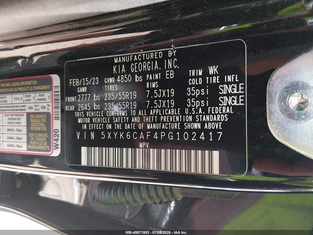 5XYK6CAF4PG102417 2023 KIA SPORTAGE photo no. 9