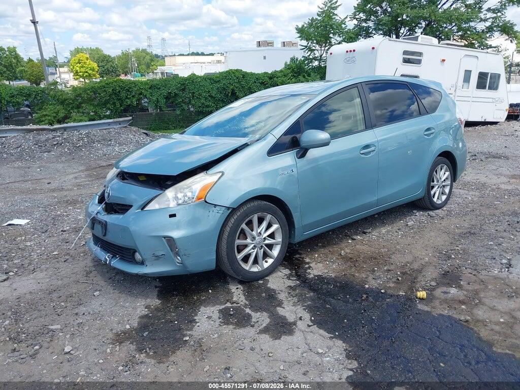 JTDZN3EU4E3294658 2014 TOYOTA PRIUS V photo no. 2