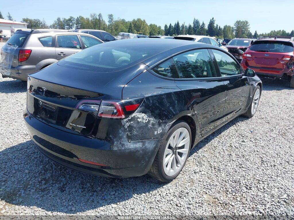 5YJ3E1EB5NF290193 2022 TESLA MODEL 3 photo no. 4