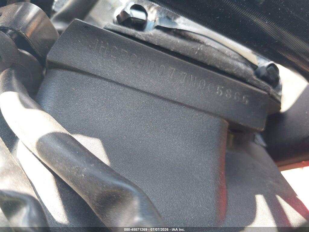 JH2PC40077M005865 2007 HONDA CBR600 photo no. 10