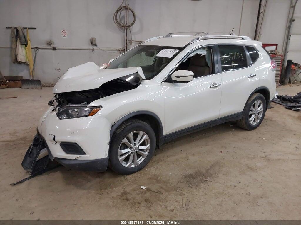 KNMAT2MV4GP681861 2016 NISSAN ROGUE photo no. 2