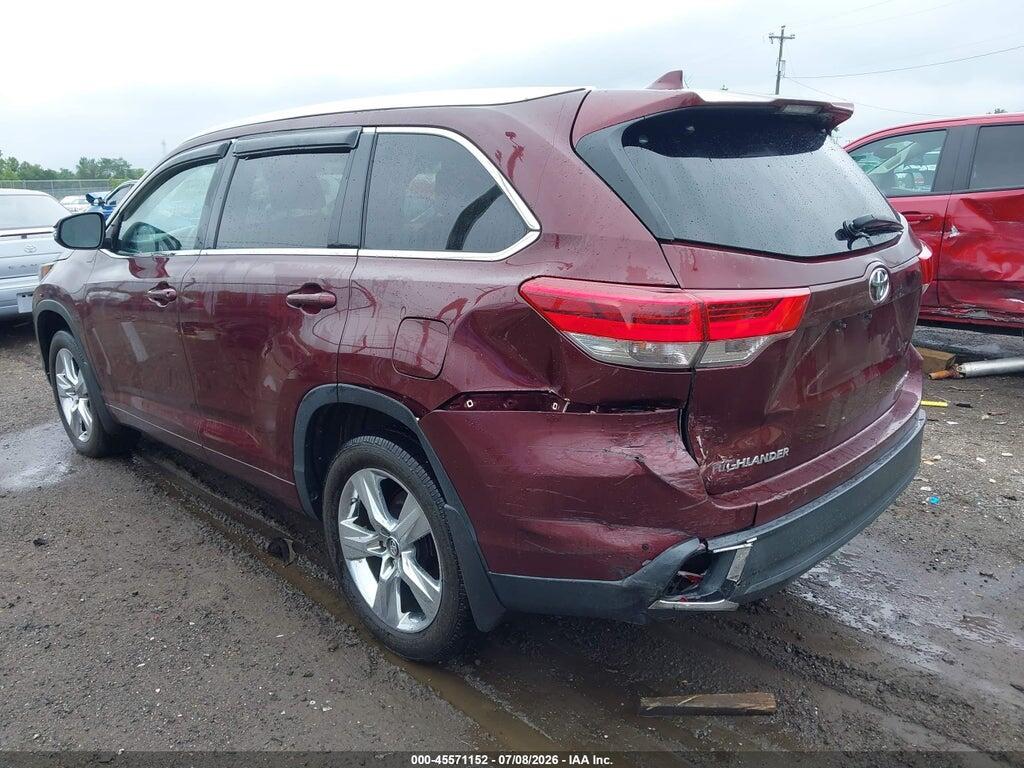 5TDDZRFH2HS474887 2017 TOYOTA HIGHLANDER photo no. 3