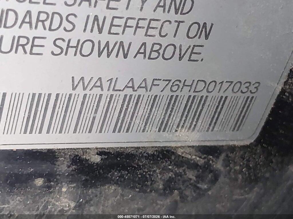 WA1LAAF76HD017033 2017 AUDI Q7 photo no. 9