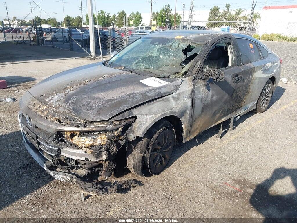 1HGCV3F52MA005995 2021 HONDA ACCORD HYBRID photo no. 2