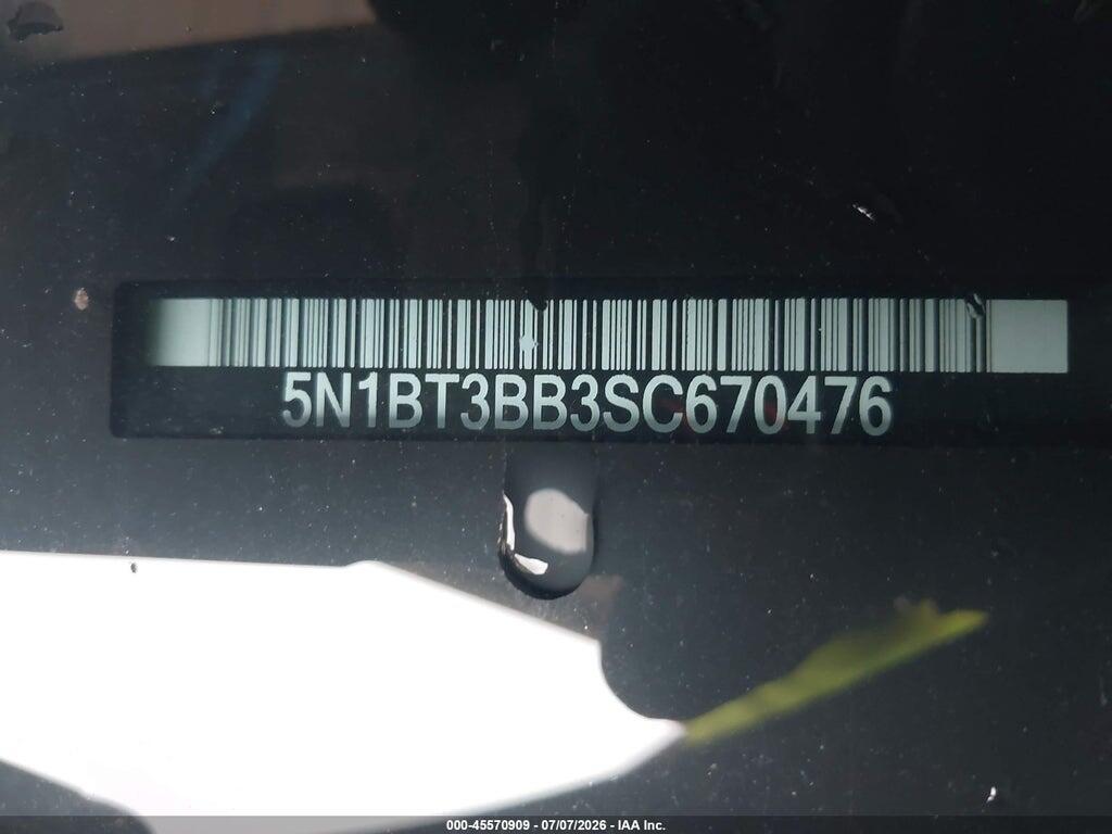5N1BT3BB3SC670476 2025 NISSAN ROGUE photo no. 9
