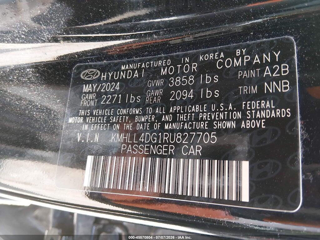 KMHLL4DG1RU827705 2024 HYUNDAI ELANTRA photo no. 9
