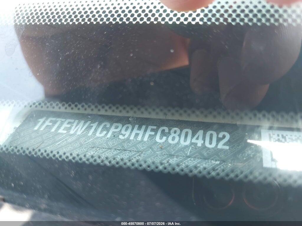 1FTEW1CP9HFC80402 2017 FORD F-150 photo no. 9