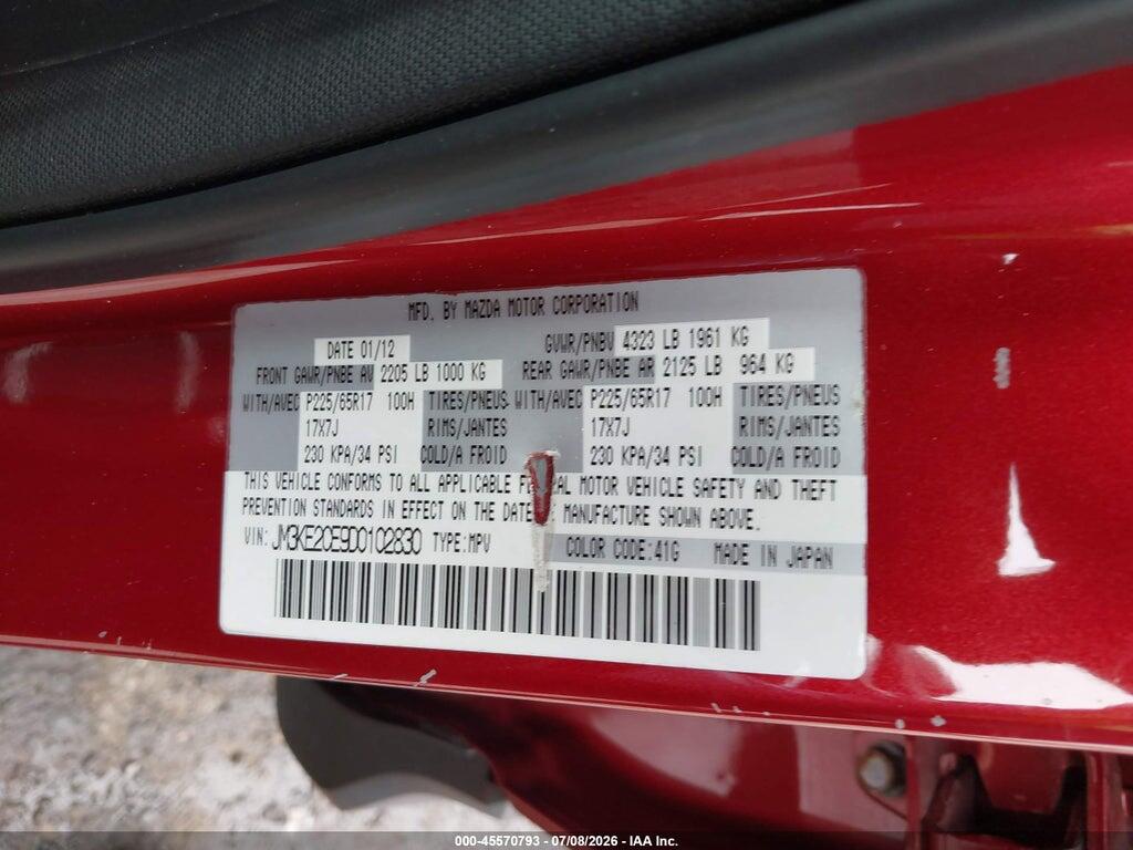 JM3KE2CE9D0102830 2013 MAZDA CX-5 photo no. 9