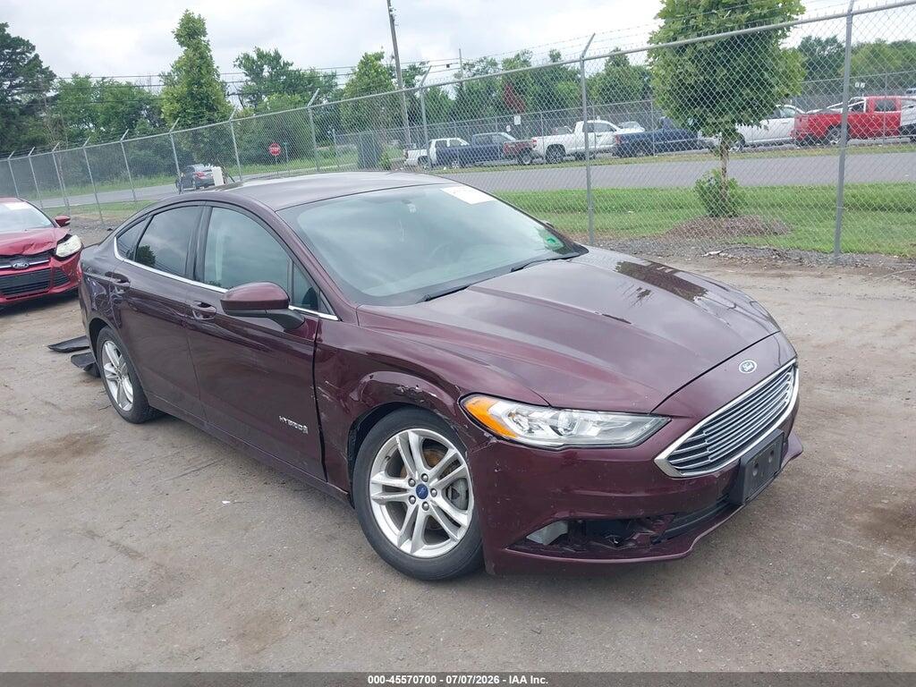 3FA6P0LU2JR201295 2018 FORD FUSION HYBRID photo no. 1